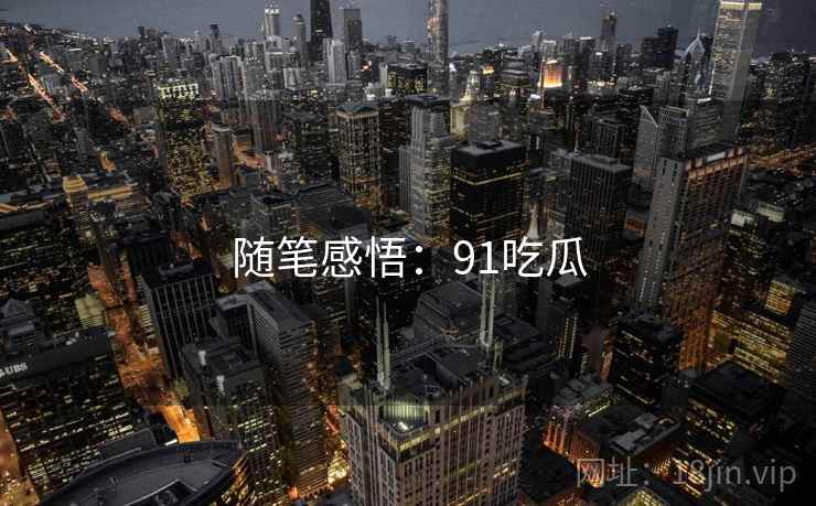 随笔感悟：91吃瓜